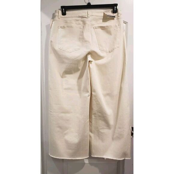 DL1961 Hepburn Wide Leg High Rise Vintage Jeans-Eggshell Size 20W NWT MSRP $199 - Picture 4 of 16
